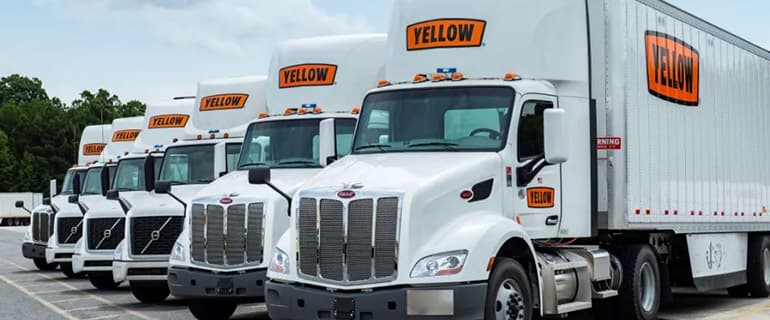 Cover Image for Yellow Corp, one of the largest US trucking companies